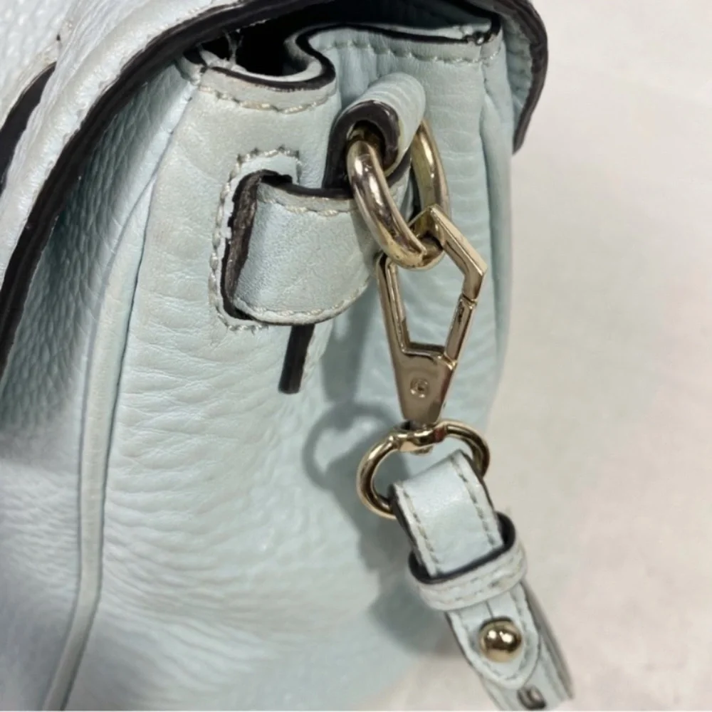 REBECCA MINKOFF Jules Satchel Light Blue